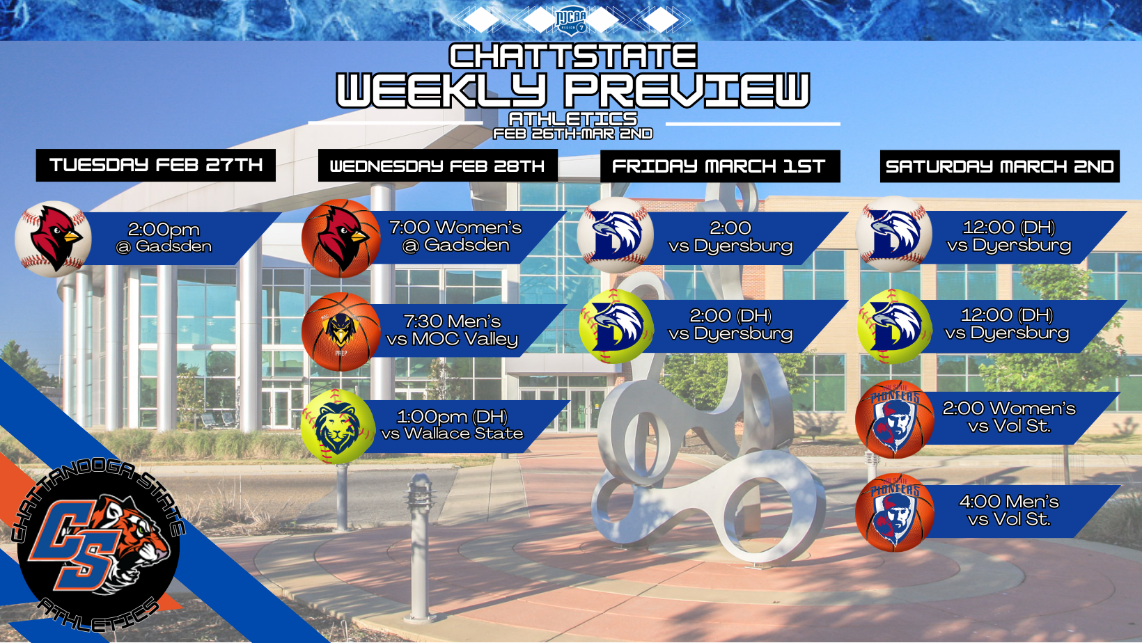 Weekly Preview Feb 26th-March 3rd