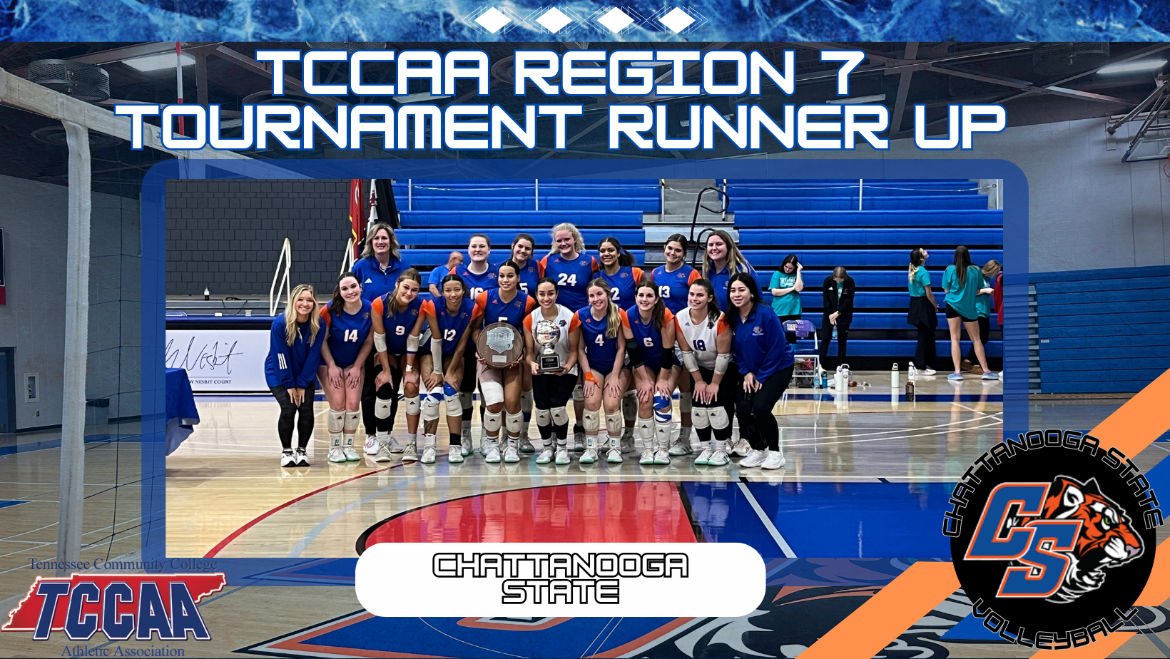 Volleyball TCCAA Tournament Runner Up